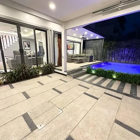 Super Luxury 3 Bedroom Private Pool Villa With Jacuzzi, Near 711, 10 Minutes To Walking Street And Pattaya Beach - Mt6 Exterior photo